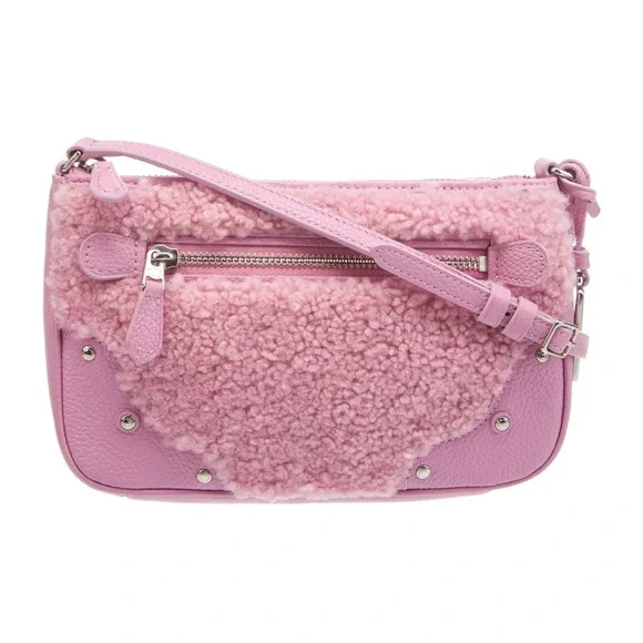 SOLD🔥🔥🔥Coach Small Rhyder Pochette In Pink Leather Crossbody Bag - Picture 2 of 13